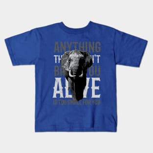 Elephant Design With Lettering Cool Kids T-Shirt
